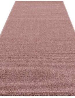 Carpet City Teppich Friseé-Teppich FANCY900, rechteckig, Höhe: 12 mm, Läufer, Kurzflor, Einfarbig, 3D-Optik, Streifen Look, Wohnzimmer
