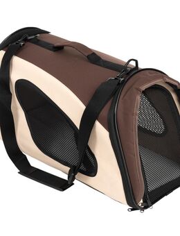 Tragetasche - braun, L 54 x B 26 x H 30 cm