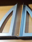 2 x Stück IKEA 967.089.83 13145 Regalboden-Halterung 220 mm L x 115 mm H in 27283