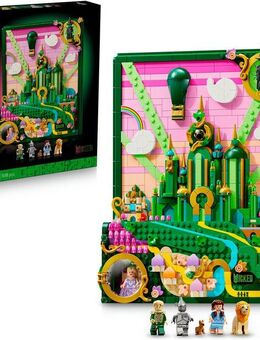 LEGO® Emerald City Wandkunst (75685), LEGO Wicked Konstruktionsspielsteine, (1518 St), Made in Europe