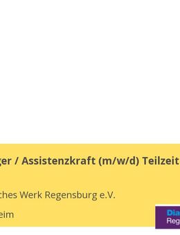 Kinderpfleger / Assistenzkraft (m/w/d) Teilzeit - Tegernheim