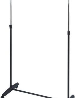 WENKO Kleiderständer Mikey, höhenverstellbar, 4 Rollen