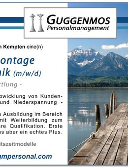Bauleiter Montage Energietechnik m/w/d - Kempten (Allgäu)