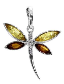 OSTSEE-SCHMUCK Kettenanhänger Ostsee-Schmuck Anhänger Libelle Anhänger Libelle (1-tlg)