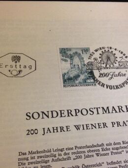 Wiener Prater-Ersttags-Blatt-200 Jahre Wiener Prater-14.04.1966 - Mahlberg