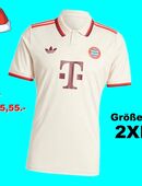 NEU Original Adidas Ausweich-Trikot Größe XXL 2XL Bayern München NEU in 46325