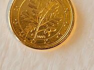 Goldene 1 Cent Münze magnetisch fehl brägung - Dornstetten Zentrum