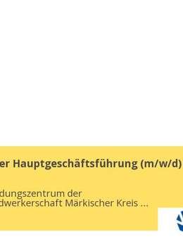 Assistenz der Hauptgeschäftsführung (m/w/d) - Iserlohn