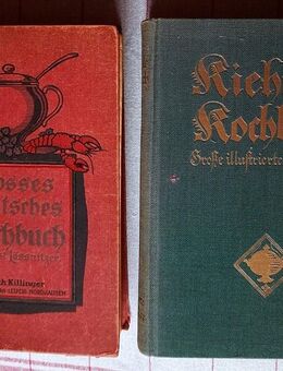 2 antiquarische Kochbücher, selten, zum Sammeln oder Nachkochen! - Niederfischbach