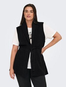 ONLY CARMAKOMA Strickweste CARKATIA SL RIB WRAP VEST KNT