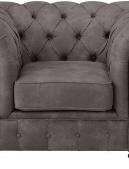 Home affaire Sessel Chesterfield B/T/H: 105/69/74 cm, mit hochwertiger Knopfheftung, auch in Leder