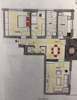 Eigentumswohnung 3,5 Zimmer - 1.OG inkl. Garage - Zeil (Main)