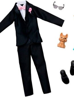 Barbie Puppenkleidung Barbie Fashions, mit Bräutigam-Outfit, für Ken-Puppe am Hochzeitstag