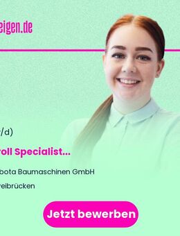 Payroll Specialist (m/w/d) - Zweibrücken