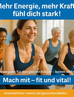 Gesund & Aktiv – Ganzkörpertraining für 40+ - Berlin Treptow-Köpenick