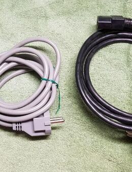 Anschluss Kaltgeräte Kabel | Kaltgerätestecker auf 230V Stecker - Leverkusen