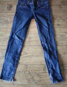 Benetton Jeans Low Waist Jeans unten geschlitzt am Bein XS S W 27 wie neu - Hoppegarten
