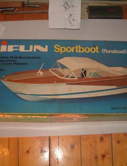 GRAUPNER TAIFUN Sportboot (Runabout) Baukasten/Bausatz von 1976 – hervorragender Zustand - Oldenburg