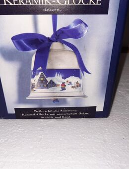 Keramik Gebäckdose und Glocke - Wattenbek