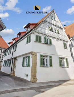 Kapitalanlage oder Zuhause? Maisonette mit Charakter im Denkmalensemble im Ortskern - Kirchheim (Neckar)