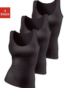 vivance active Unterhemd (3er-Pack) aus weicher Microfaser, Tanktop, Unterziehshirt