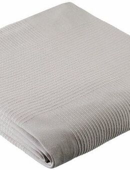 my home Tagesdecke Mira, leichte Tagesdecke aus 100% Baumwolle, uni Überwurf, ohne Füllung