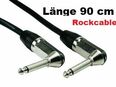 Rock Cable Länge 90 cm NRA-070-0040 -009 Jack Abgewinkelt Gitarren Kabel in 8600