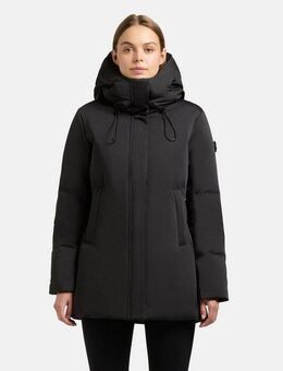 khujo Kurzmantel Allap Warmer Damen Mantel mit innenliegenden Rucksack-Trägern