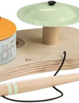 Hauck Spielzeug-Musikinstrument Play Drums S, hauck Animals, für Hauck Play Tray, FSC® - schützt Wald