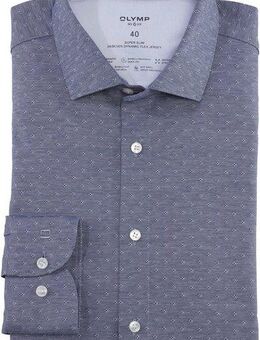 OLYMP Langarmhemd No. Six 24/Seven super slim Jerseyhemd