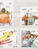 Olympia-Briefmarken 1992 Albertville von Postes Lao (3) [369] in 20095