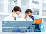 Referent (m/w/d) Regulatory Affairs - Bielefeld