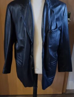 Smooth Collection weiches Nappa Leder Sakko schwarz in Gr.52 - Verden (Aller)
