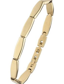 JOBO Armband, Edelstahl goldfarben 21 cm