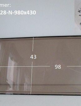 Wohnwagenfenster Kistenpfennig 028 D869 ca 98 x 43, Fendt / Tabbert, braun, neue Ware mit Lagerspuren - Schotten Zentrum