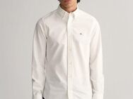 Gant Langarmhemd Slim Fit Oxford Hemd strukturiert langlebig dicker Oxford Hemd Slim Fit