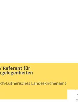 Referentin / Referent für Friedhofsangelegenheiten - Dresden