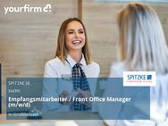 Empfangsmitarbeiter / Front Office Manager (m/w/d) - Großbeeren