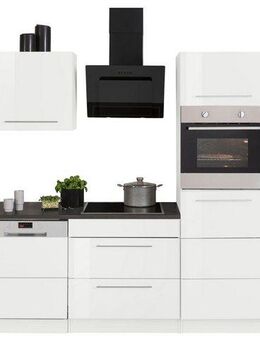 KOCHSTATION Küchenzeile KS-Trient, Breite 250 cm, wahlweise mit E-Geräten, mit Arbeitsplatte