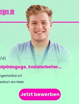 Sozialpädagoge, Sozialarbeiter, Sozialwissenschaftler, Gerontologe oder Pflegefachperson (w/m/d) mit Erfahrung in der Demenzarbeit - Frankfurt (Main)