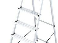 KRAUSE Stehleiter Solidy, Aluminium, 1x7 Stufen, Arbeitshöhe ca. 348 cm