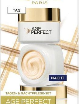 L'ORÉAL PARIS Gesichtspflege-Set Age Perfect Pro-Kollagen Tag & Nacht, 2-tlg., mit hoher Wirksamkeit
