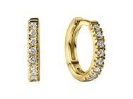 Vivance Paar Creolen 585/- Gelbgold Zirkonia