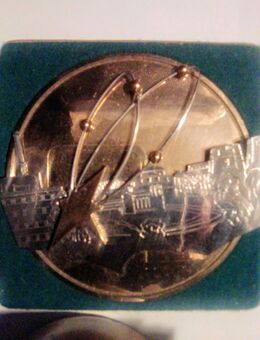 Uran 236 Medaille "Atomreaktor B. I. Lenin NII", 1972 Gorki UdSSR - Jena