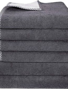 Dyckhoff Handtuch Set Golden Shades Rhomb, Walkfrottier (Set, 6-St), 4 Handtücher (50x100cm), 2 Duschtücher (70x140cm)