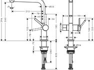 hansgrohe Küchenarmatur Talis M54 270 Geräteabsperrventil 1 Strahlart