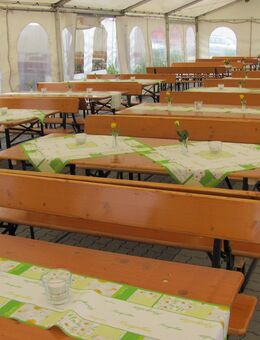Klassische Biertisch-, Bierzelt-, Festzeltgarnitur – zu vermieten - Mering
