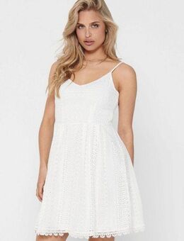 ONLY Trägerkleid ONLHELENA – Trägerkleid aus Baumwolle für den Sommer regular fit, feminin, Baumwolle, Web, V-Ausschnitt