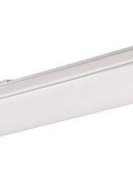 Reality Leuchten LED Deckenleuchte BLANCA, elegant schlichte weiße LED Deckenlampe, 120x17 cm, warmweiß, Dimmfunktion, LED fest integriert, Warmweiß, 3-Stufen dimmbar über Wandschalter, Deckenlampe für Büro Flur Treppe