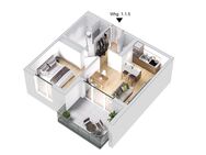 Moderne 2,5- Zimmer Neubauwohnung mit Südbalkon - Neubau - 1.1.5 - Dietenheim